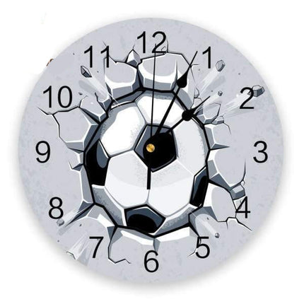 Reloj de pared 3D balón de fútbol