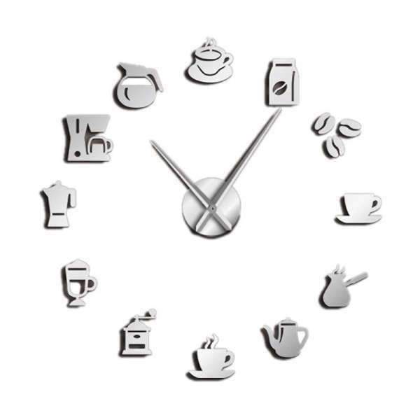 Reloj de pared adhesivo para cocina