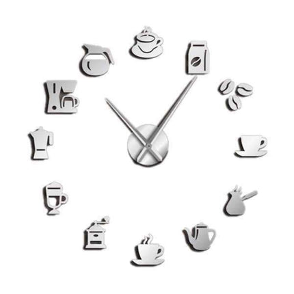Reloj de pared adhesivo para cocina