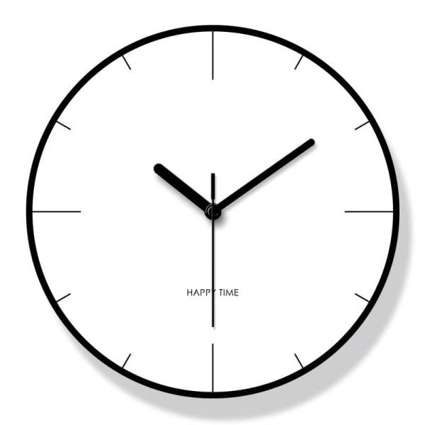 Reloj de pared minimalista para salón