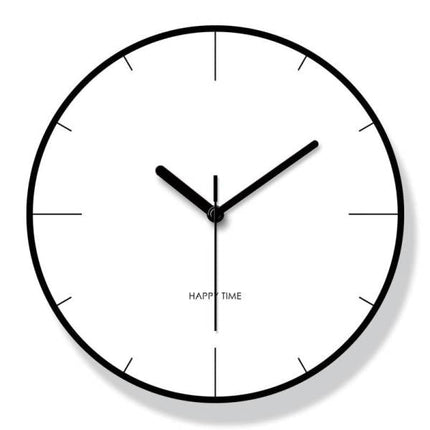 Reloj de pared minimalista para salón