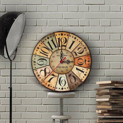 Reloj de pared vintage diseño diana