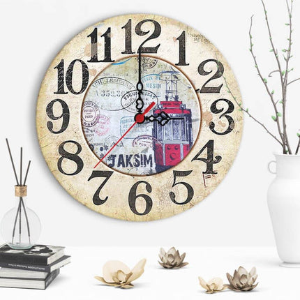 Reloj de pared decorativo estilo retro