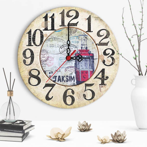 Reloj de pared decorativo estilo retro