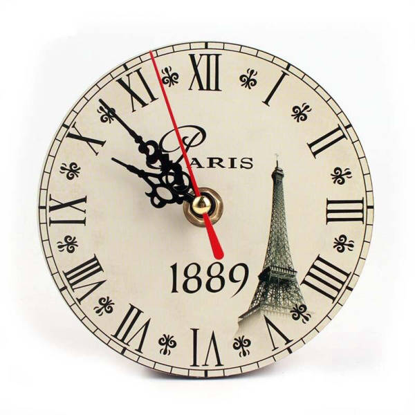 Reloj de pared pequeño diseño París