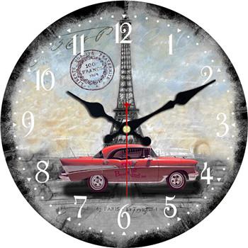 Reloj de pared vintage coche París