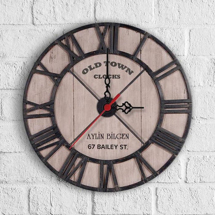 Reloj de pared gigante diseño retro