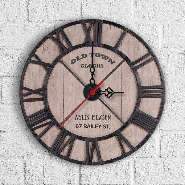 Reloj de pared gigante diseño retro