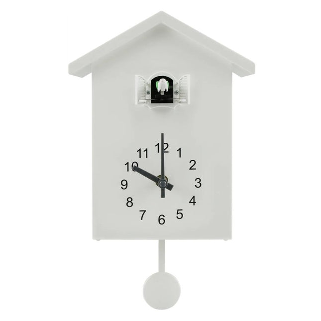 Reloj de cuco de pared moderno blanco