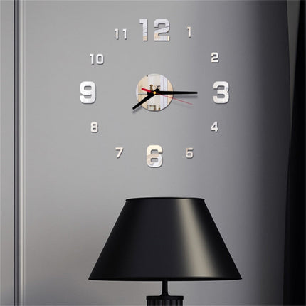 Reloj de pared adhesivo 3D moderno