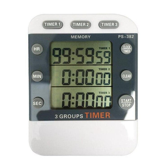 Temporizador de cocina digital con cronómetro