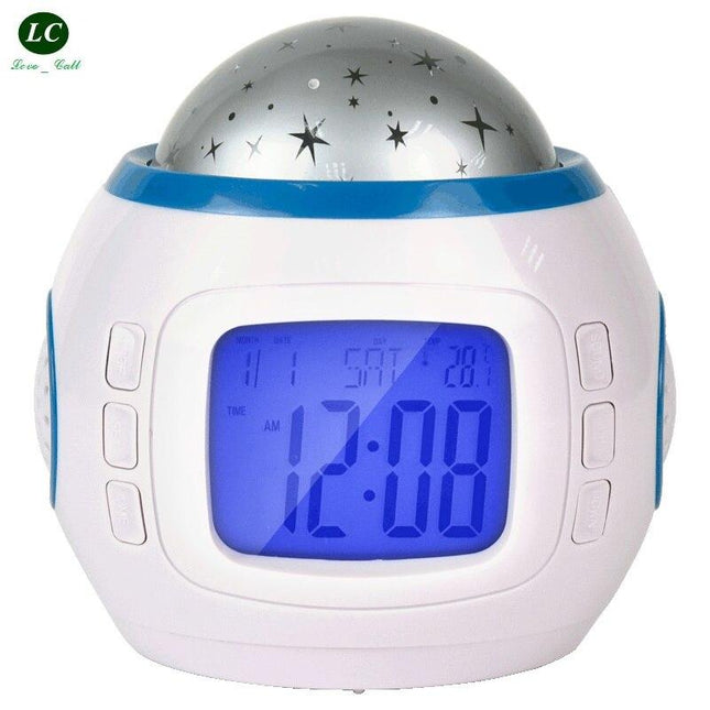 Despertador proyector de estrellas para niños
